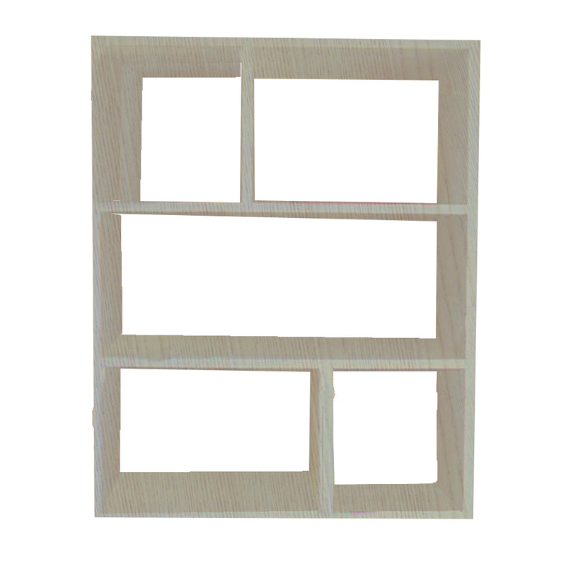 Estante de Parede Multiuso Decoração Livros Madeirado Em Mdf