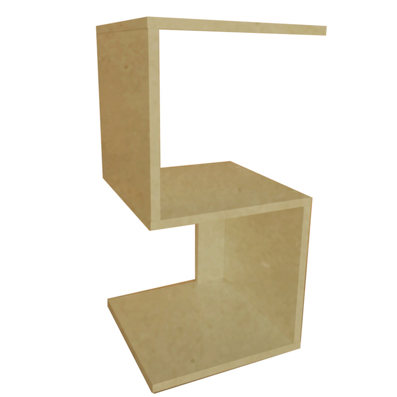 Mesa De Cabeceira Em S Em Mdf  Natural