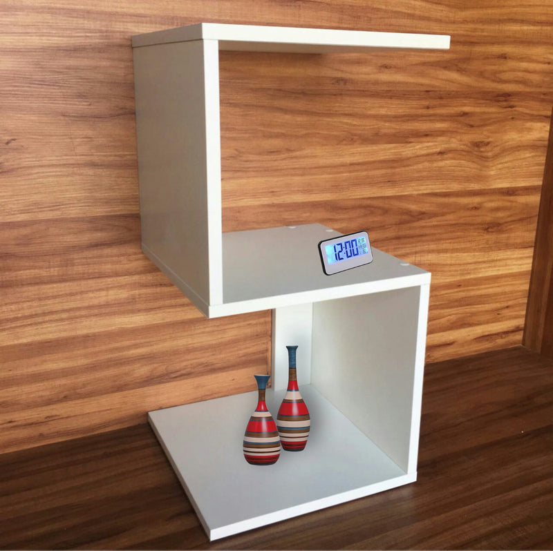 Mesa De Cabeceira Em S Em Mdf Branco