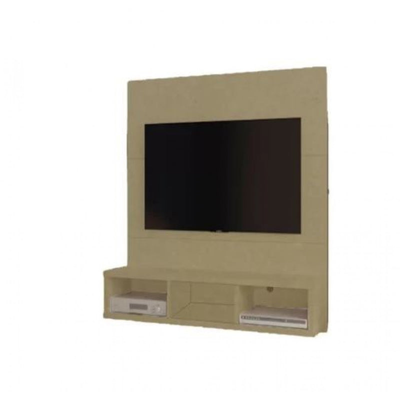 Painel Para Tv Em Ate 32 polegadas 3 Nichos Natural Em Mdf