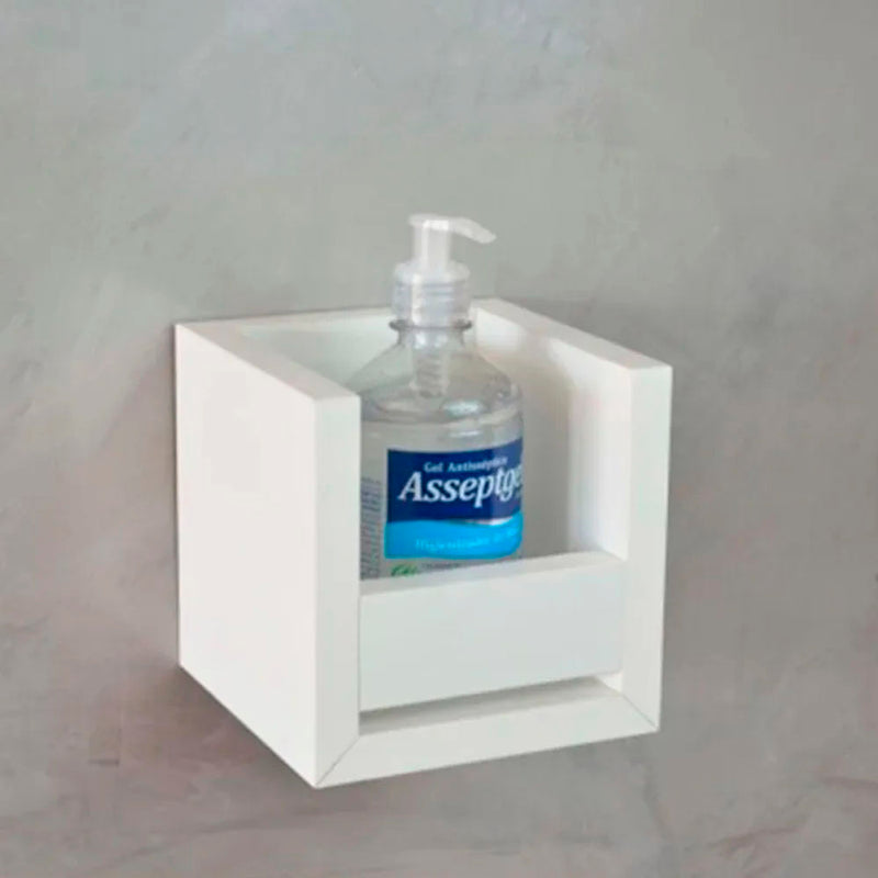 SUPORTE çLCOOL EM GEL TROVARELLI BRANCO