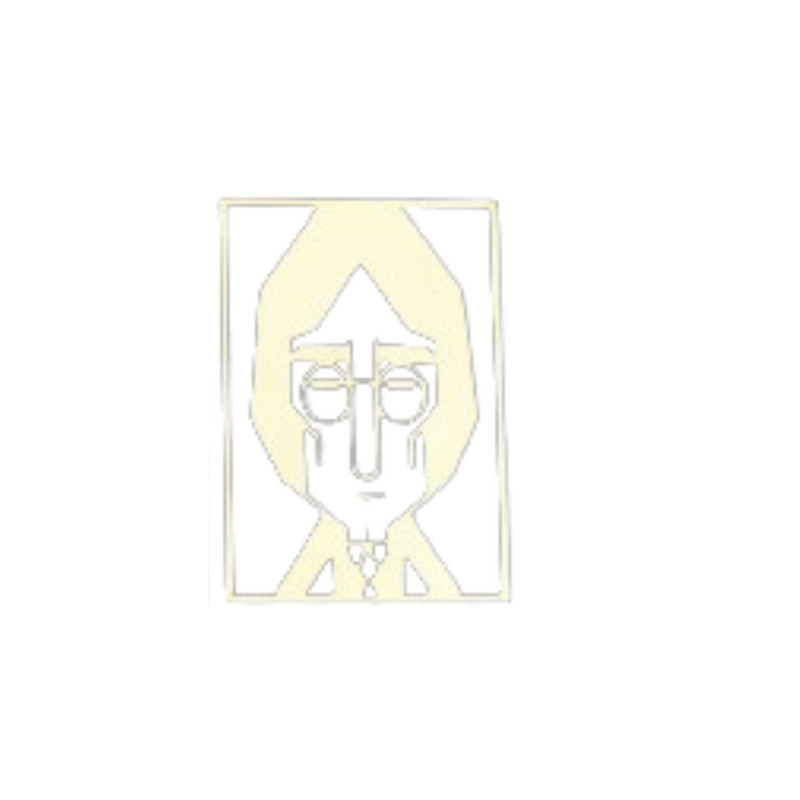 caricatura Os Beatles 8 x 11 cm em mdf 3mm branco