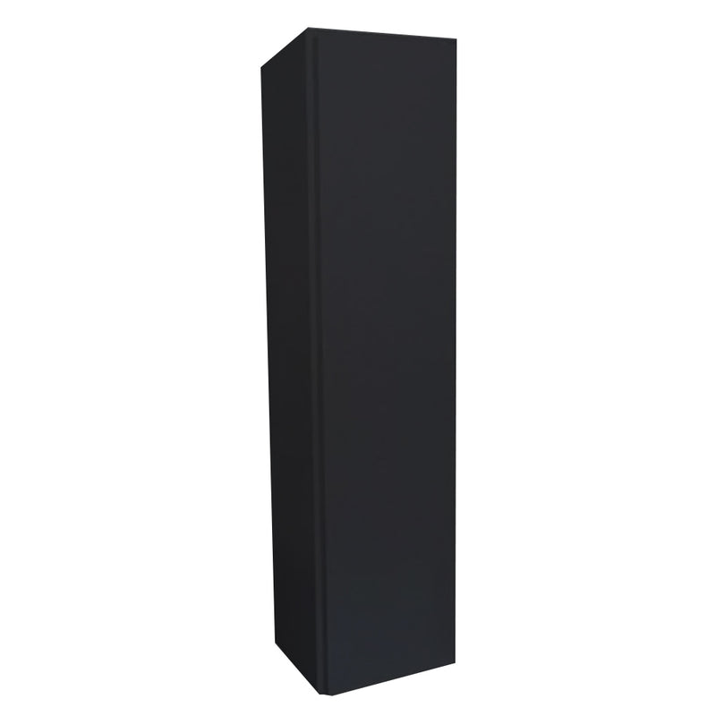 Armário Nicho Toalheiro Preto Em Mdf 80cm
