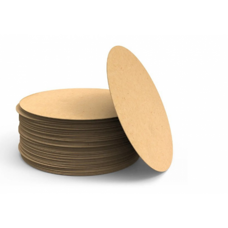 Sousplat MDF cru 35cm de di‰metro e 3mm de espessura