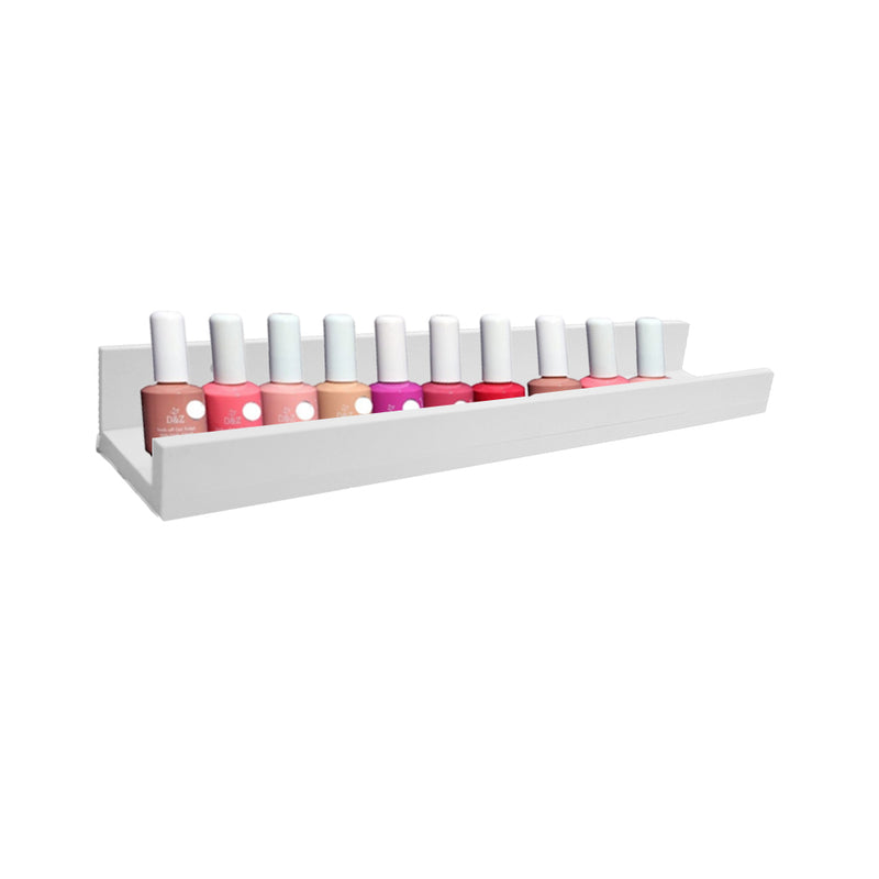Prateleira Esmalteria Simples 70 Cm Branco Em Mdf