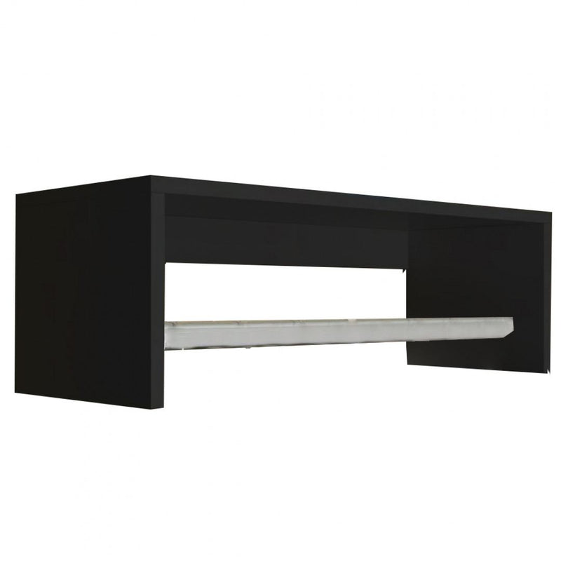 Nicho com Var‹o 80cm Preto Em Mdf