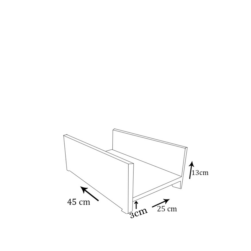 Suporte Para CPU Madeirado Em Mdf