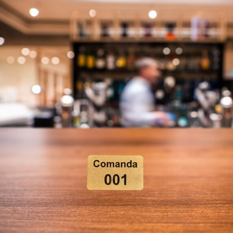 comanda bar restaurante ecologicas c/ 40 em mdf 3mm natural