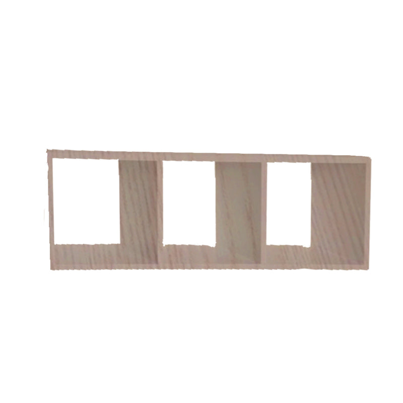 Nicho Triplo 90x30x20 Madeirado Em Mdf