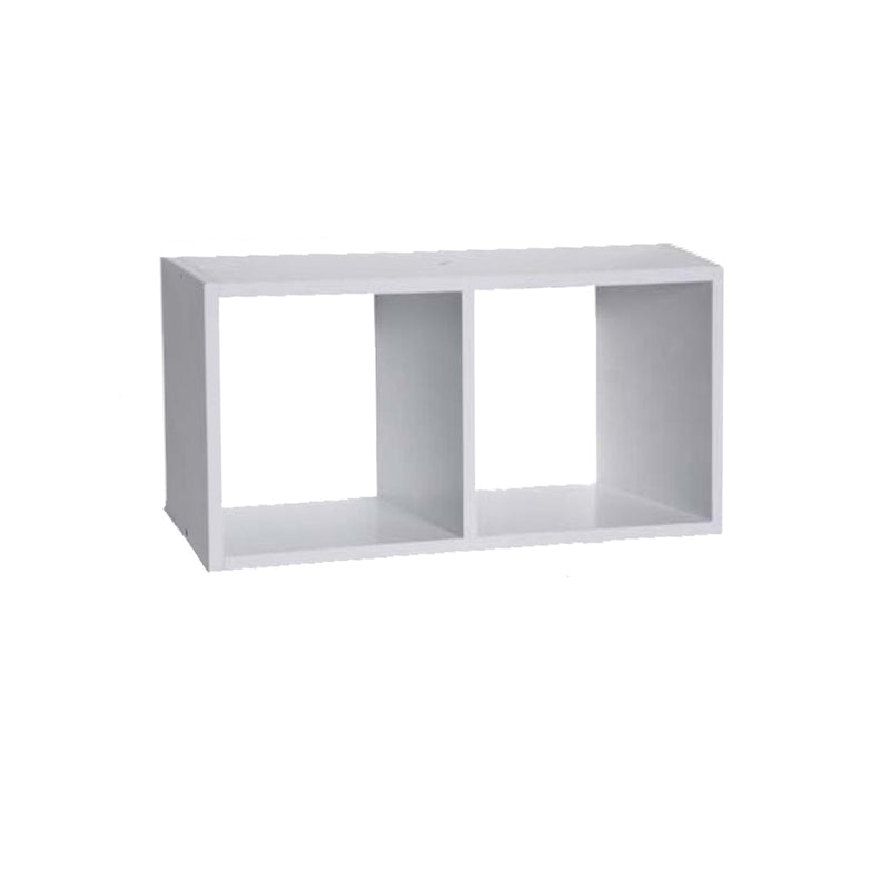 Nicho Duplo 50X25X20 cm Em mdf Branco