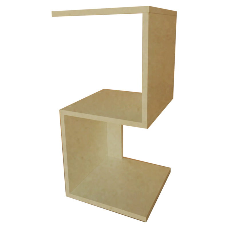 Mesa De Cabeceira Em S Em Mdf  Natural