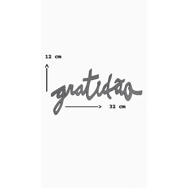 Kit Plaquinha Decorativa Gratidão Com 4 Quadrinhos Decorativo Branco