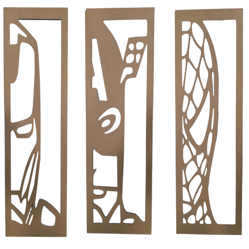 Quadro Decorativo Trio Marvel natural