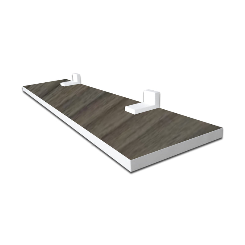 Prateleira Linha Furta-Cor Com Borda De Pvc Branco 20X20 cm