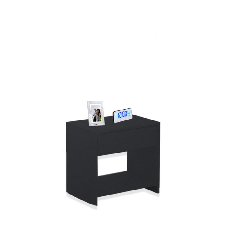 MESA DE CABECEIRA 1 GAVETA Preto