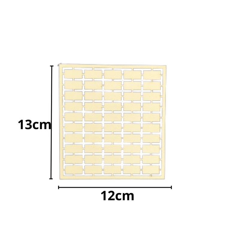 Descanso de Copo Xicaras Quadrado MDF Branco