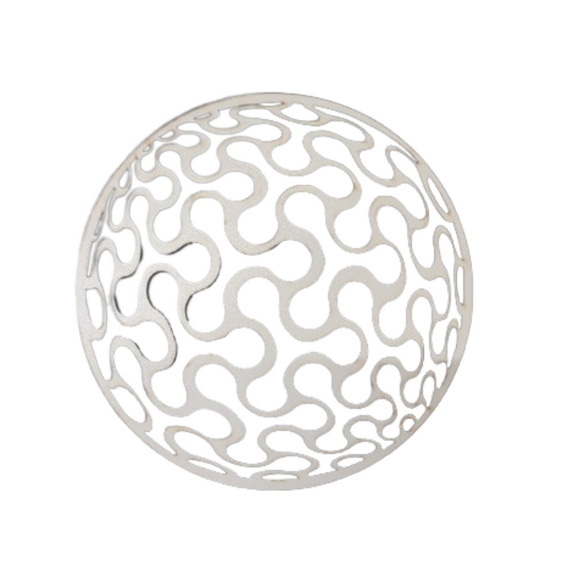 Mandala Spinner 20 cm decoração ambiente branco mdf 3mm