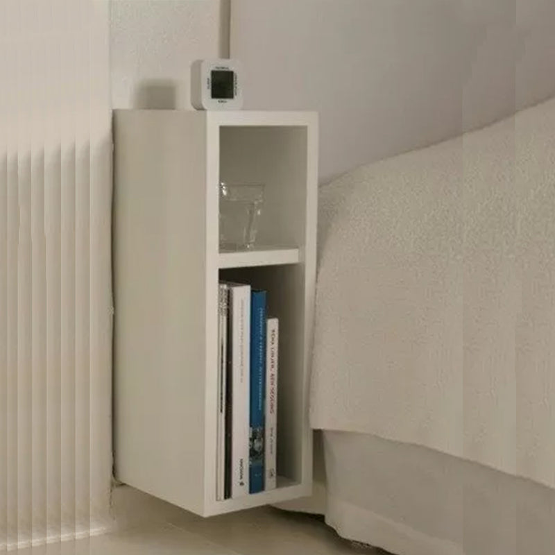 Mesa De Cabeceira Nicho Suspensa Em Mdf Branco