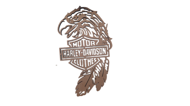 Plaquinha Decorativa Harley-Davidson