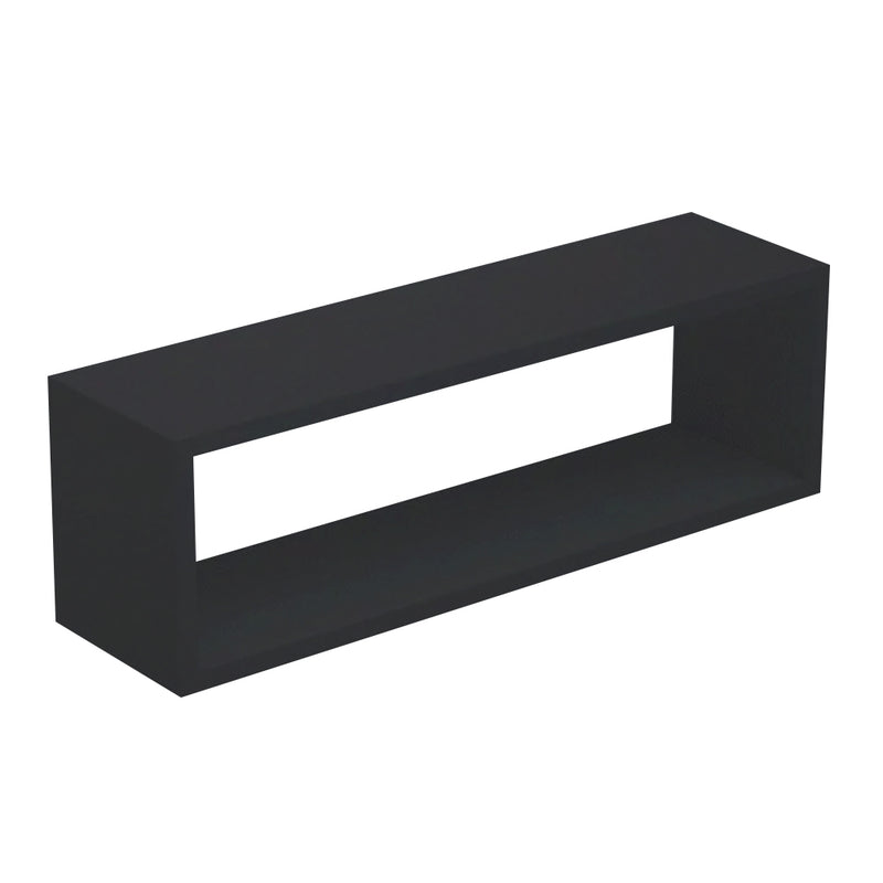 Nicho Retangular Decorativo  70x15x15 Preto Em Mdf