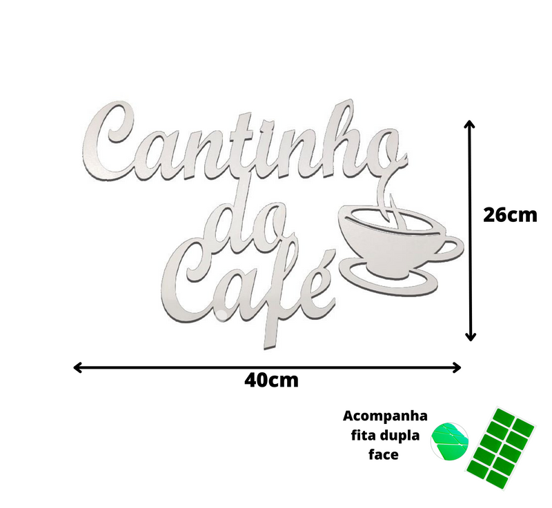 Cantinho do Café Decoração IV Branco Trovarelli