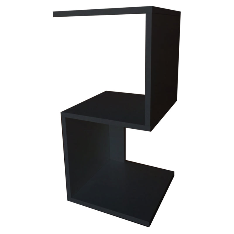 Mesa De Cabeceira Em S Em Mdf Preto