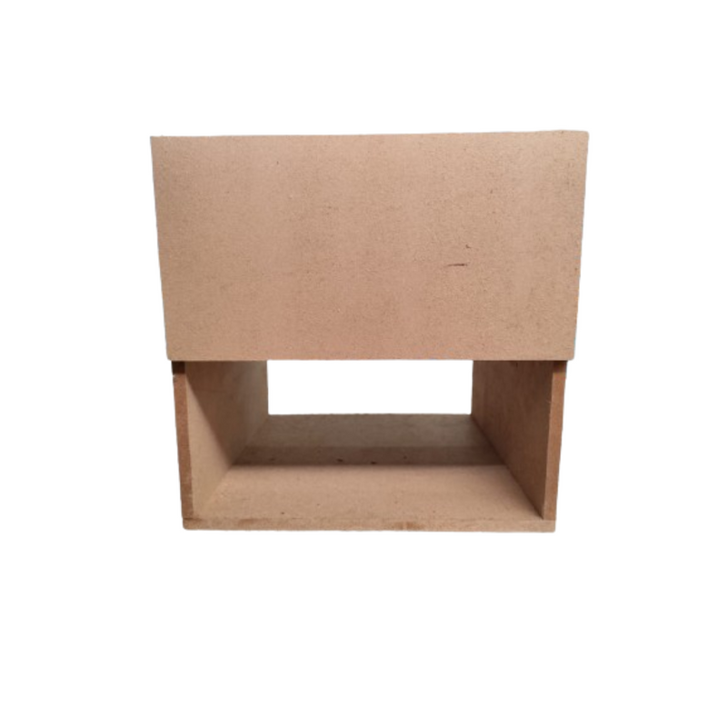 Mesa de cabeceira c Gaveta Secreta Lado Direito Mdf Natural
