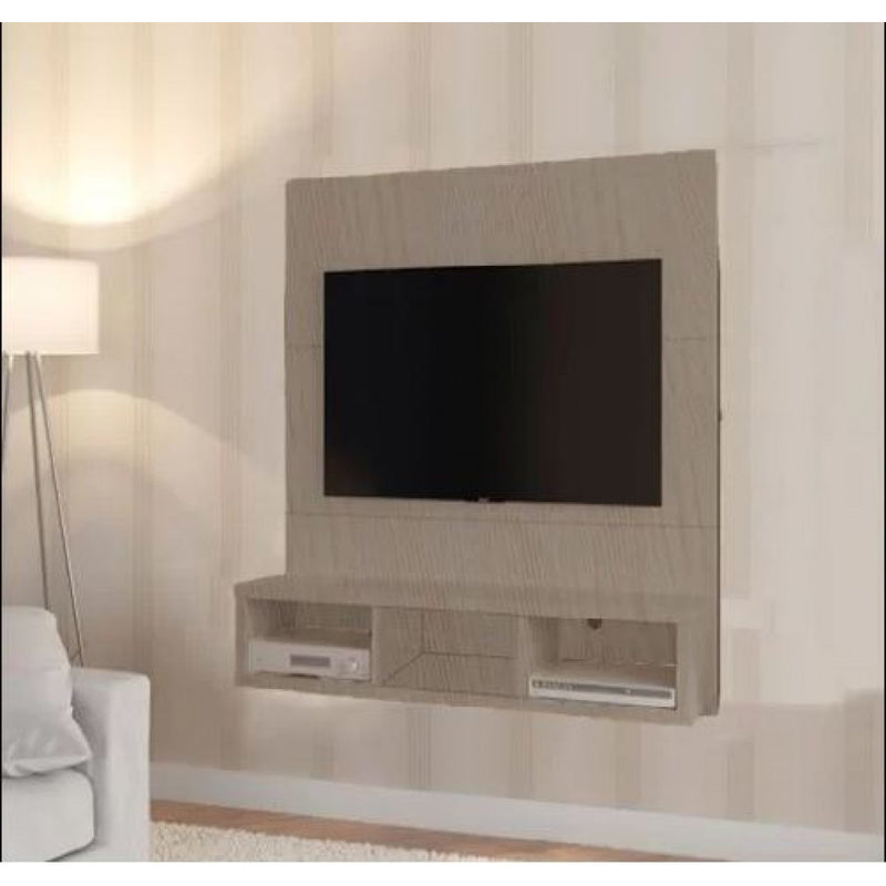 Painel Para Tv Até 32 polegadas 3 nichos Madeirado Em Mdf