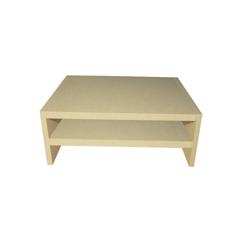 Suporte Duplo Para Monitor Em Mdf Natural