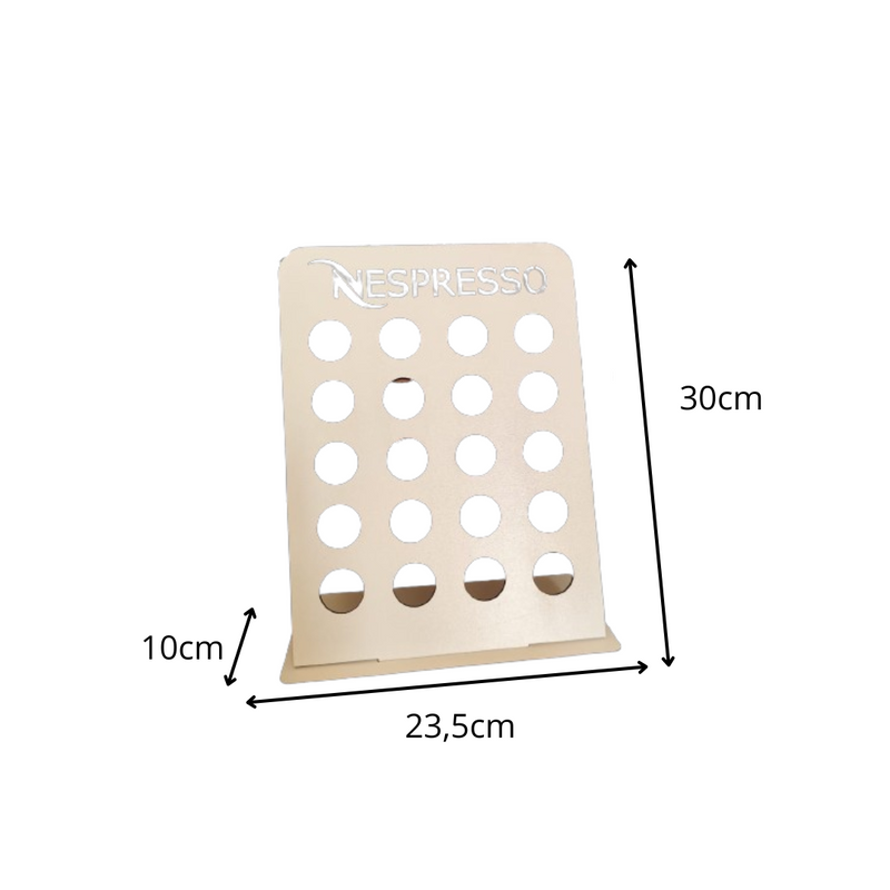 Porta Cápsulas nespresso Grande MDF branco