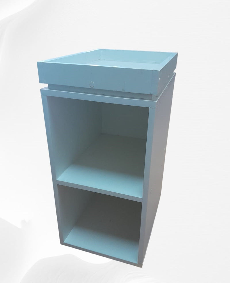 Mesa de Cabeceira Lateral Preto Em Mdf
