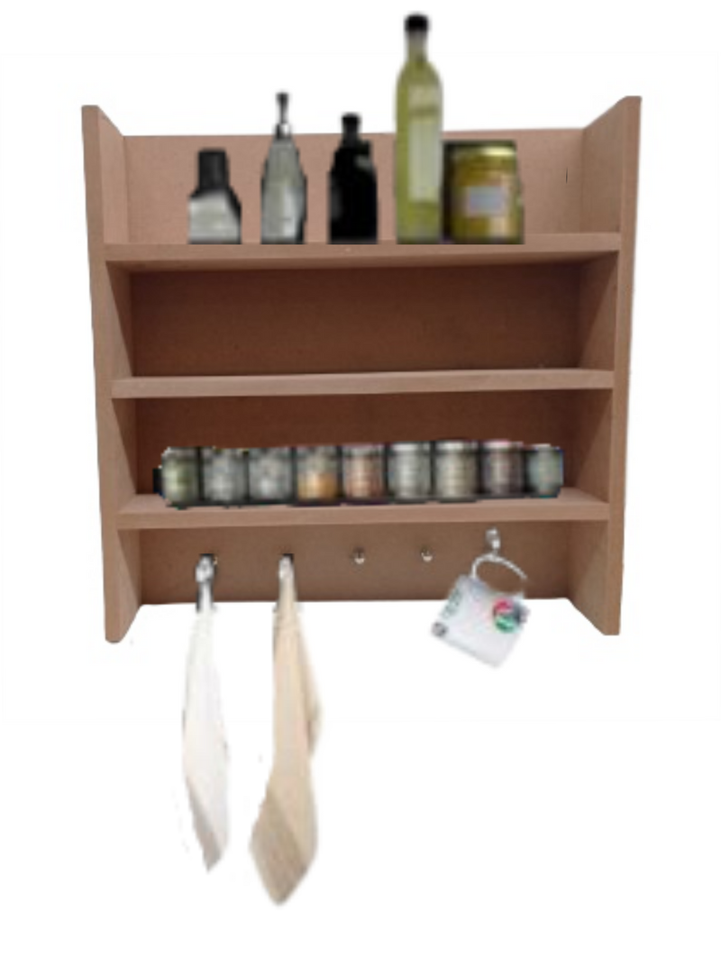 Porta Tempero Natural Em Mdf