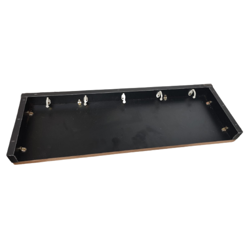 suporte trofeu e medalhas 60 cm c x 20 cm preto