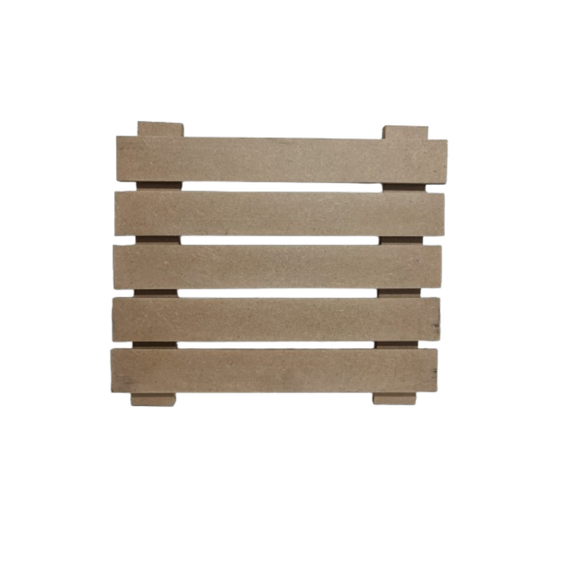 Painel Canaletado modular 50x50 cm natural