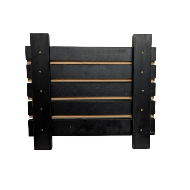 painel Canaletado modular 50x50 cm preto