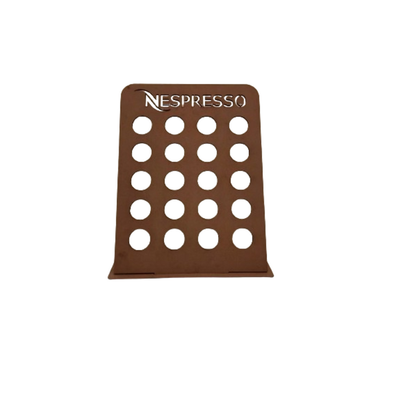 Porta Cápsulas nespresso Grande MDF natural