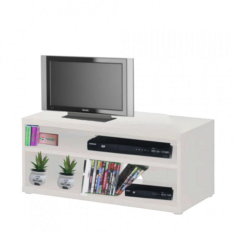 Rack Sala Branco De Ch‹o Para Tv Ate 32 polegadas Em Mdf
