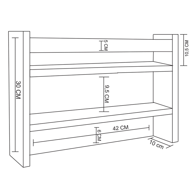 PORTA CHAVE ORGANIZADOR TROVARELLI Branco