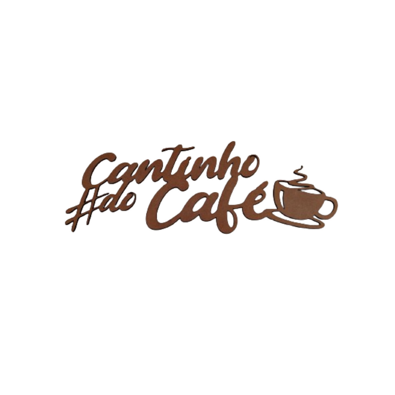 Cantinho do Café 5 em mdf 3mm natural