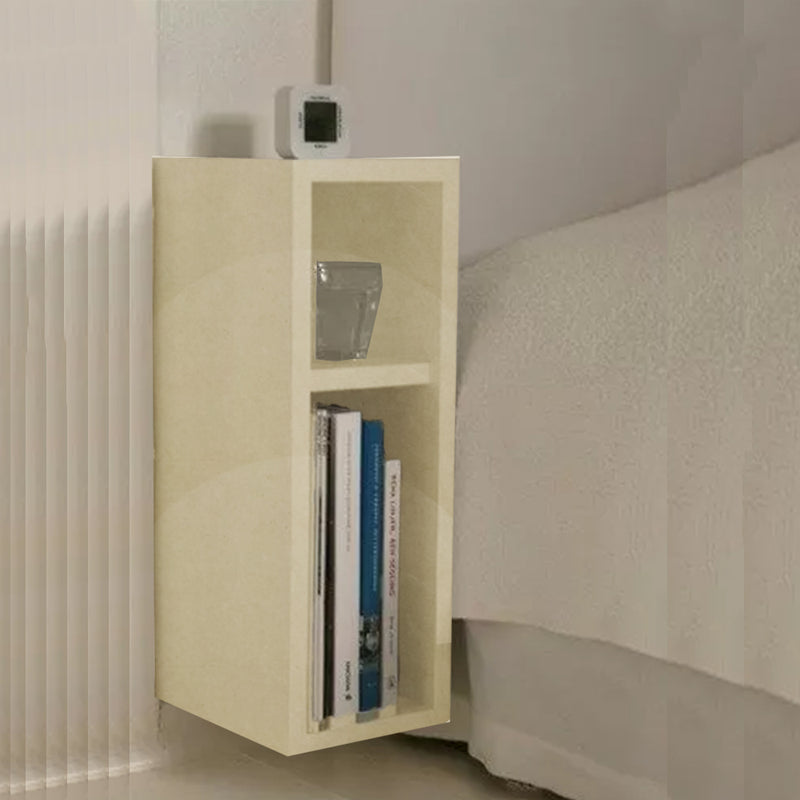 Mesa De Cabeceira Nicho Suspensa Em Mdf Natural
