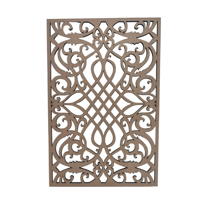 divisor de ambiente em mdf 3mm natural modular 29x19 cm