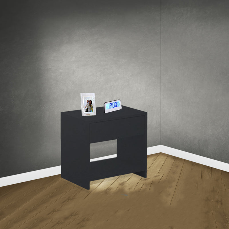 MESA DE CABECEIRA 1 GAVETA Preto