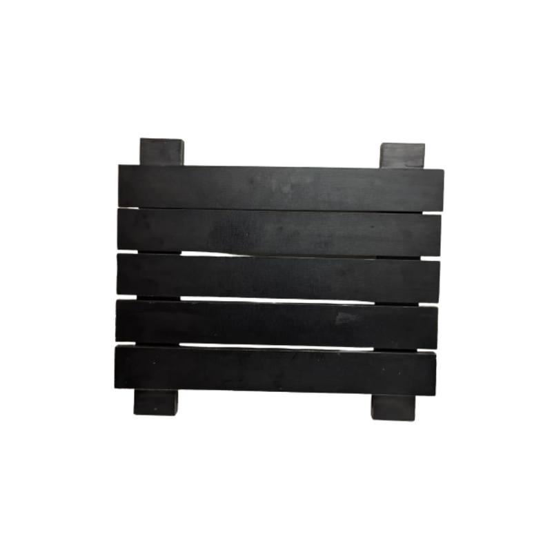 painel Canaletado modular 50x50 cm preto