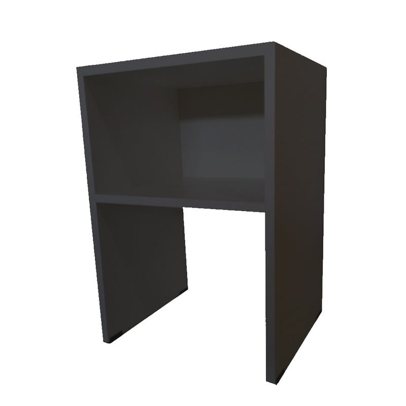 Mesa De Cabeceira Simples Em Mdf Preto