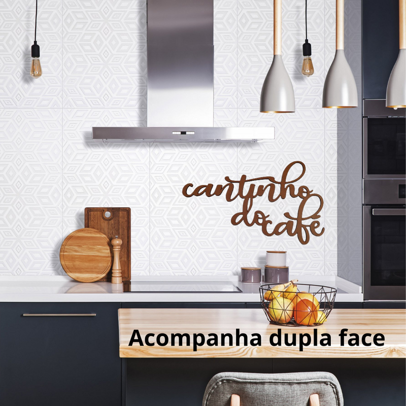 Cantinho do Café 7 em mdf 3mm natural