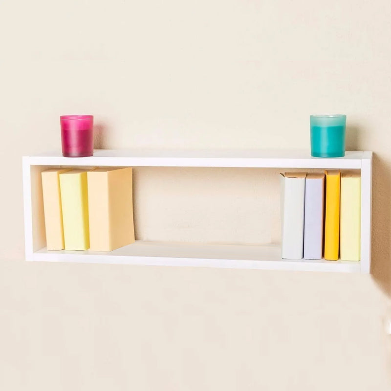 Nicho Retangular Decorativo Trovarelli 70x15x15 Branco